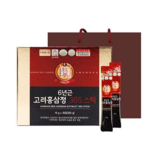 Korean Red Ginseng Extract Sticks - 365 Pack