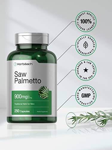 Saw Palmetto Extract 900mg - 250 Capsules