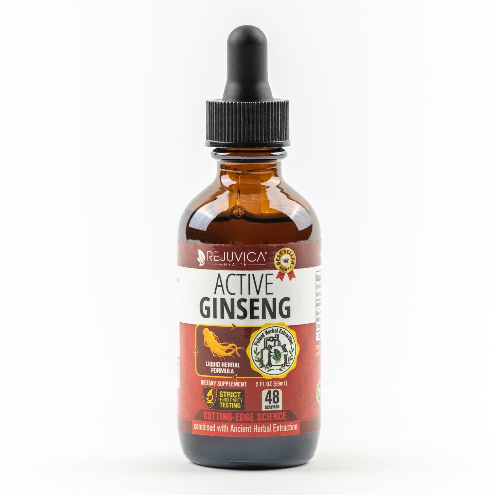 Korean Red Panax Ginseng Liquid for Energy & Vitality