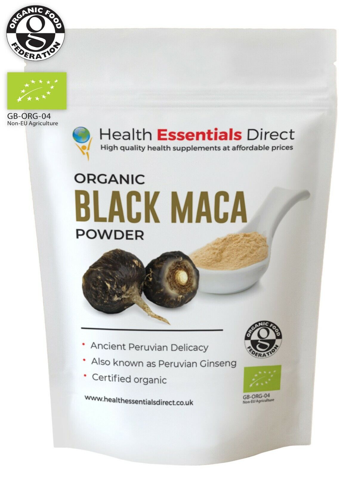 Organic Black Maca Powder for Libido and Fertility