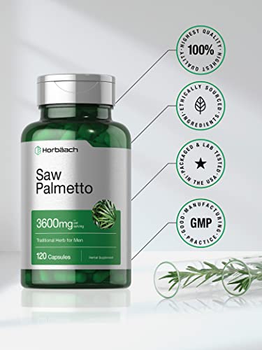 Saw Palmetto Extract 3600mg - 120 Capsules