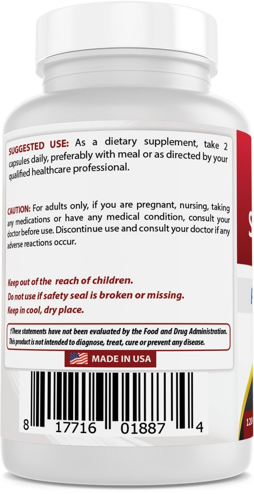 Saw Palmetto Prostate Support for Men - 120 Caps