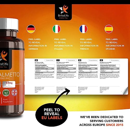 Saw Palmetto Capsules 3000mg with Zinc 120 Vegans