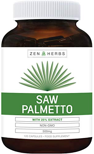 Extra Strength Saw Palmetto 500mg, 120 Capsules