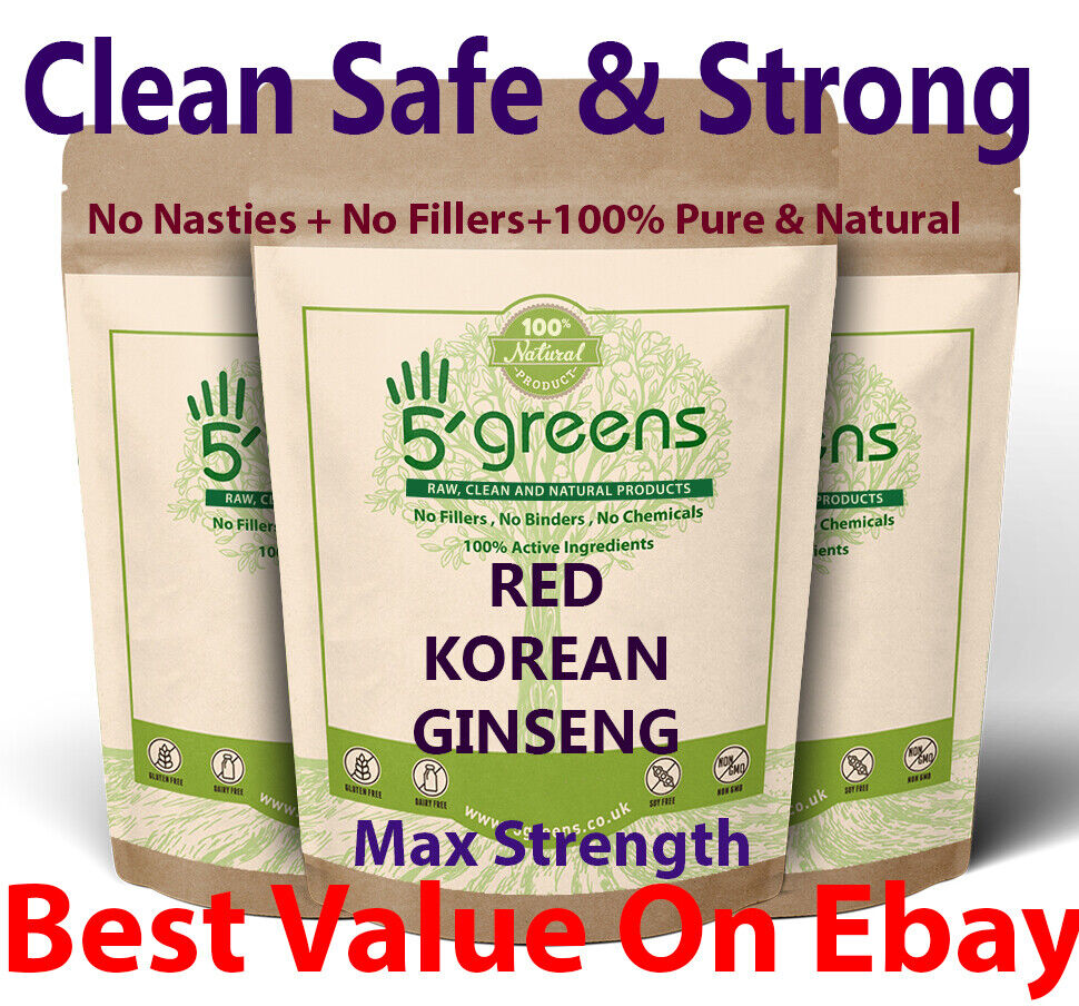 High Strength Red Korean Ginseng Capsules 14,000mg