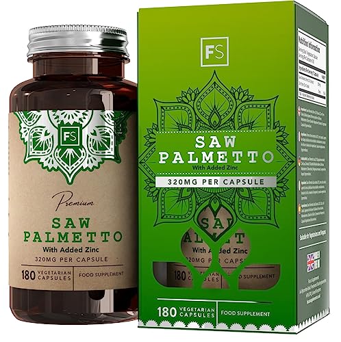 High-Potency Saw Palmetto Capsules with Zinc