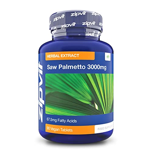 Saw Palmetto 3000mg, 90 Tablets - 3 Month Supply