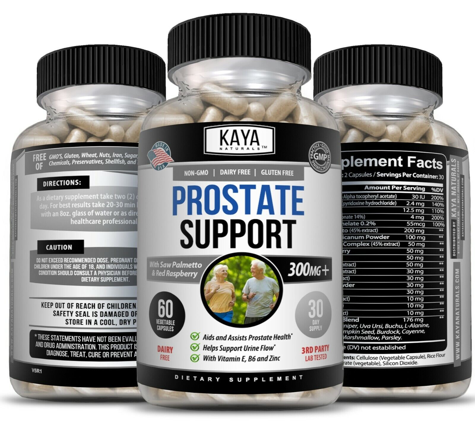 Saw Palmetto Prostate Support Supplement for Stamina