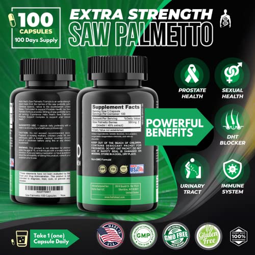 Organic Saw Palmetto DHT Blocker for Prostate Health