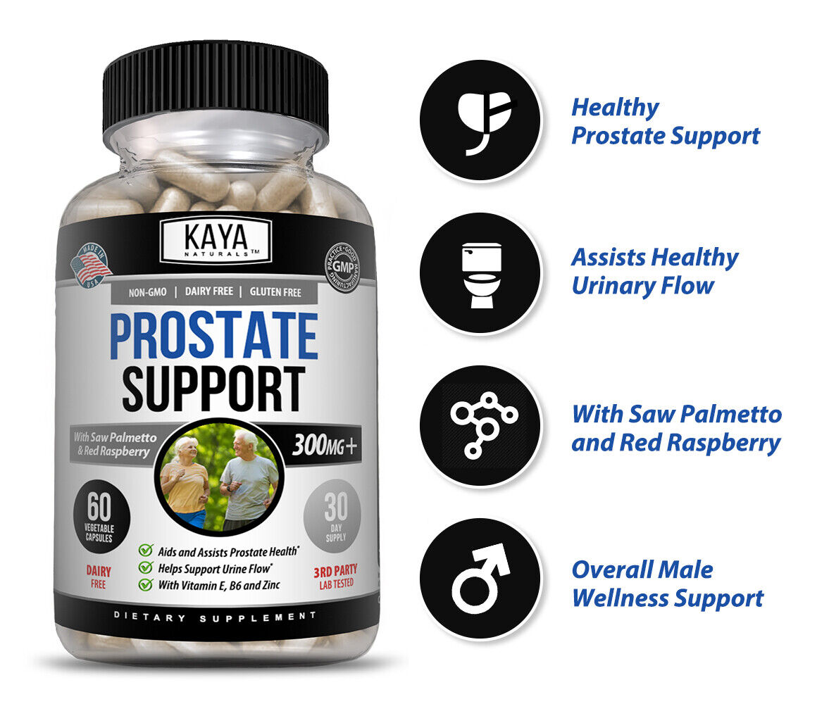 Saw Palmetto Prostate Support Supplement for Stamina