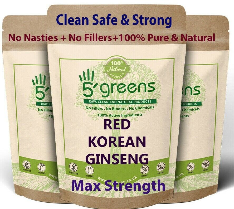 High Strength Red Korean Ginseng Capsules 14,000mg