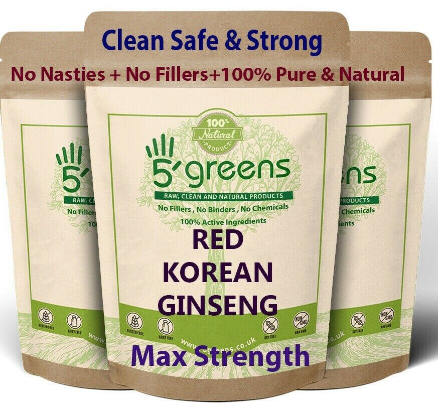 High Strength Red Korean Ginseng Capsules 14,000mg