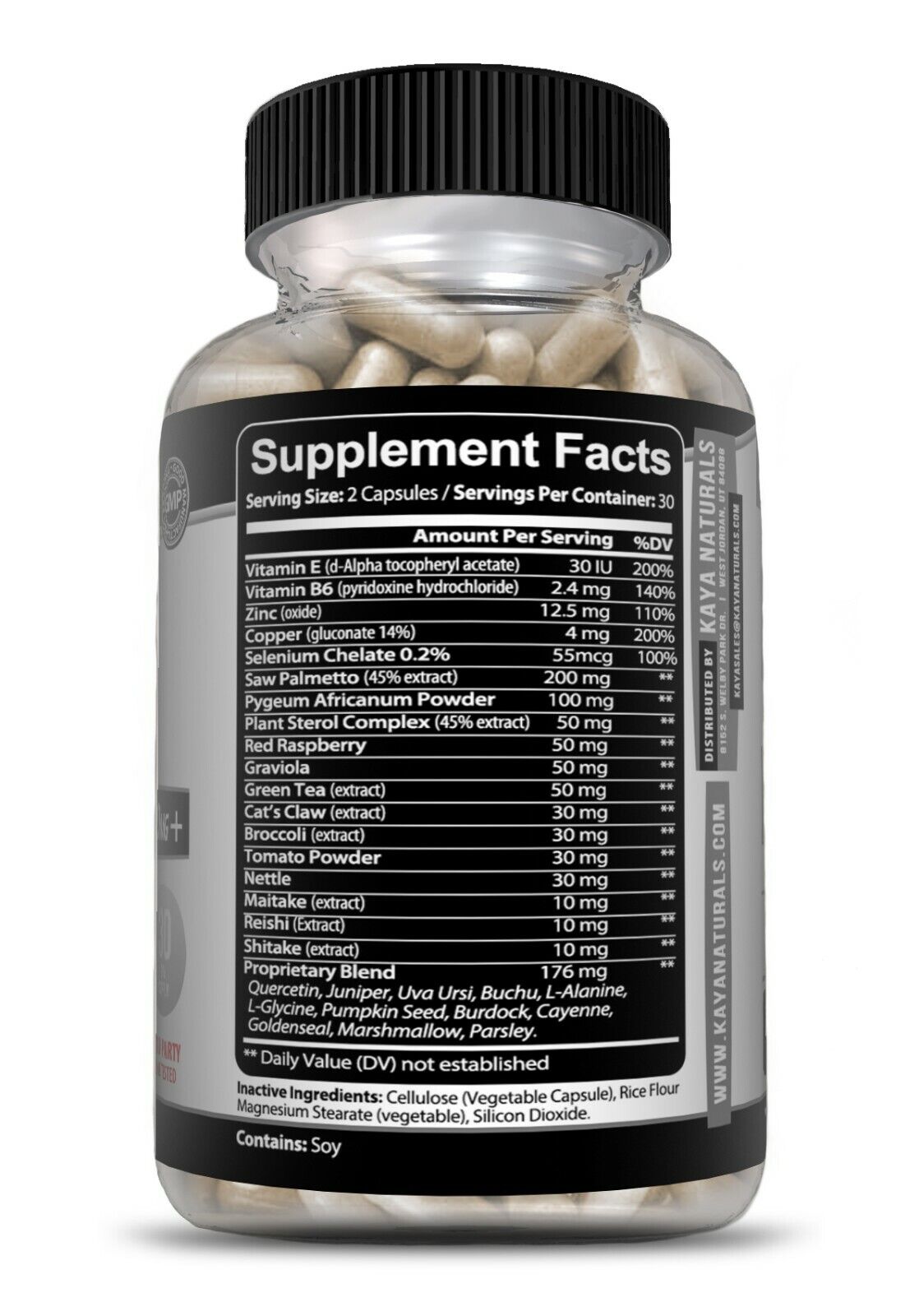 Saw Palmetto Prostate Support Supplement for Stamina