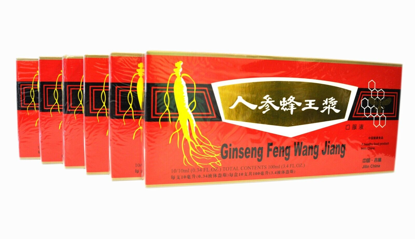 Red Panax Ginseng with Royal Jelly, 60 Vials