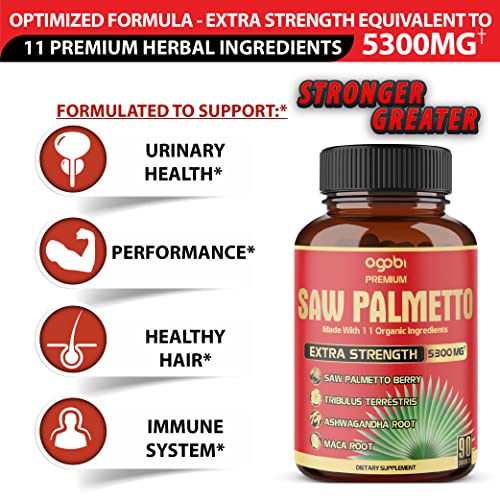 Saw Palmetto & Ashwagandha Prostate Support Capsules