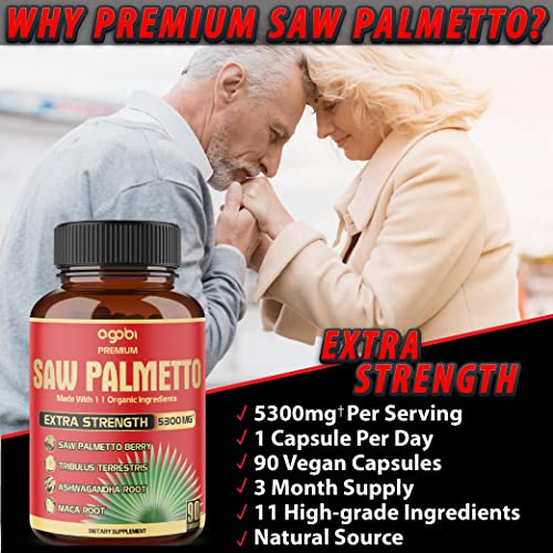 Saw Palmetto & Ashwagandha Prostate Support Capsules