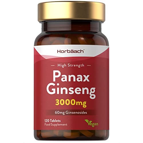 Korean Ginseng Tablets 3000mg 120 Count