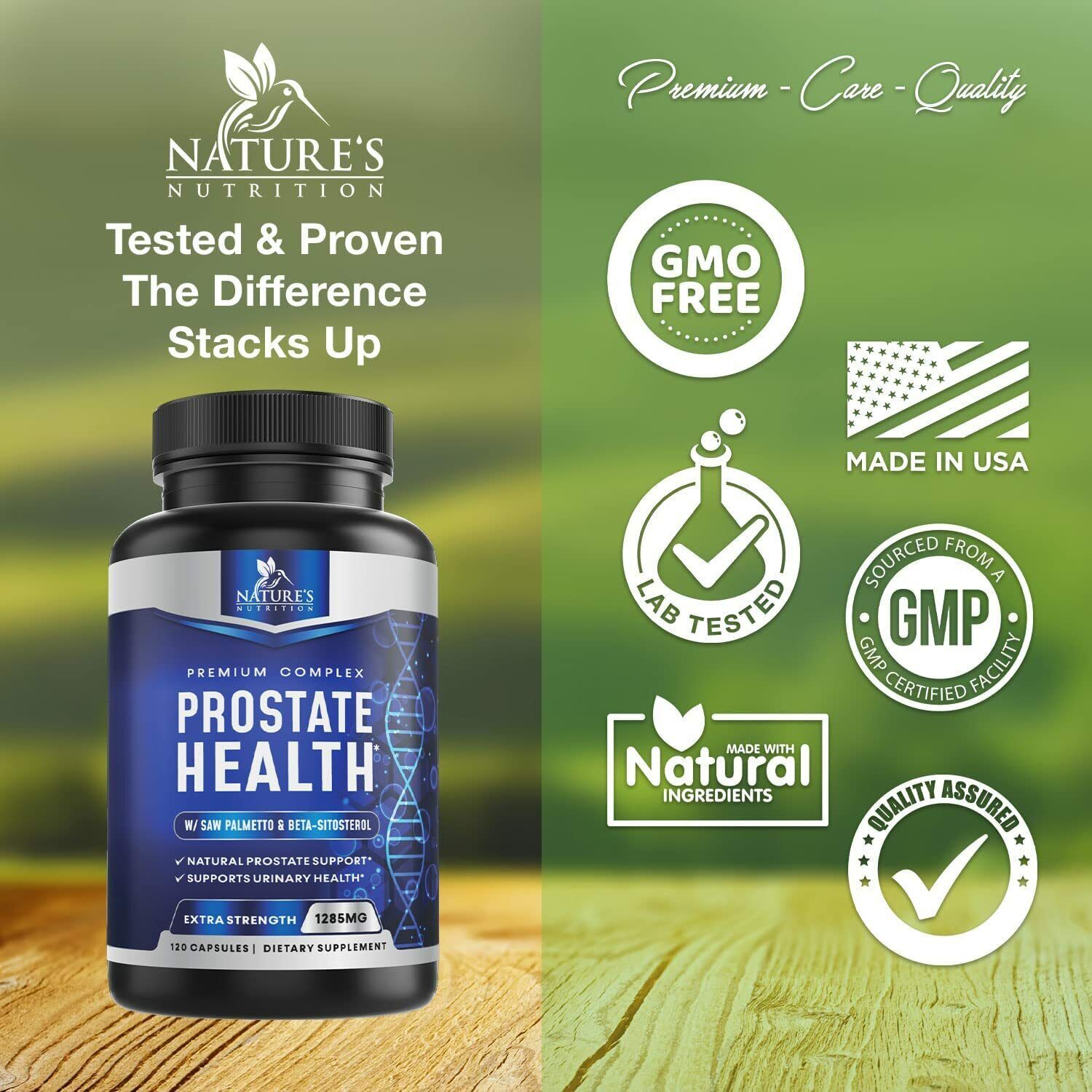 Saw Palmetto 1285mg Prostate Health Capsules