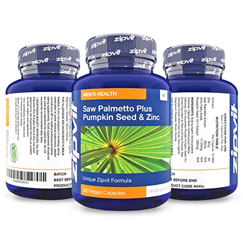 Saw Palmetto, Pumpkin & Zinc for Men, 360 Capsules