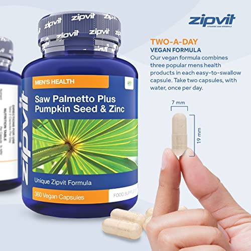Saw Palmetto, Pumpkin & Zinc for Men, 360 Capsules