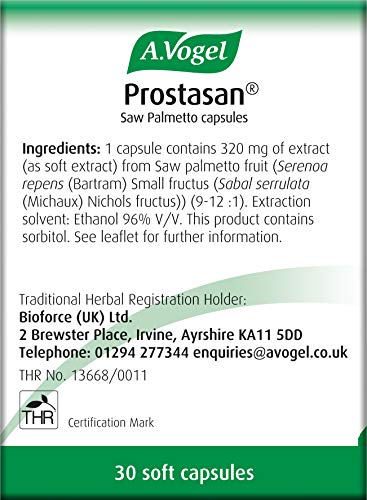 A.Vogel Prostasan Saw Palmetto Capsules - 30 Count
