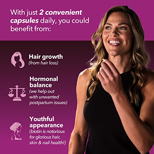 Saw Palmetto & Biotin for Women's Hair Growth