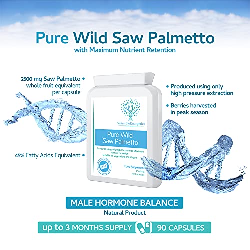 Pure Wild Saw Palmetto 2500mg 90 Capsules