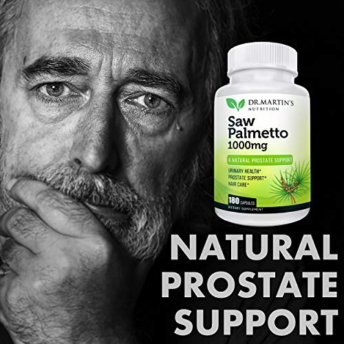 1000mg Saw Palmetto Supplement for Prostate & Hair