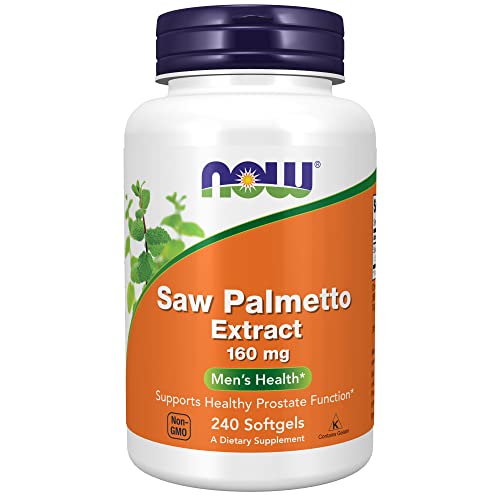 NOW Saw Palmetto Extract 160 mg, 240 Softgels
