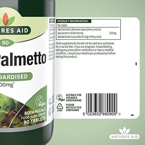 Saw Palmetto 500mg - 90 Capsules