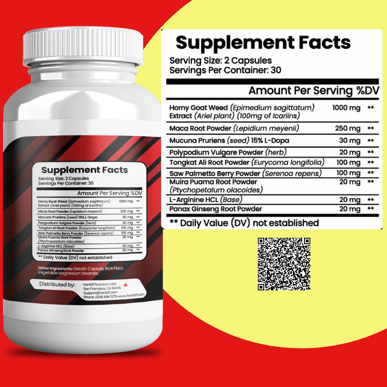 Horny Goat Weed Powder & Maca Root Combo