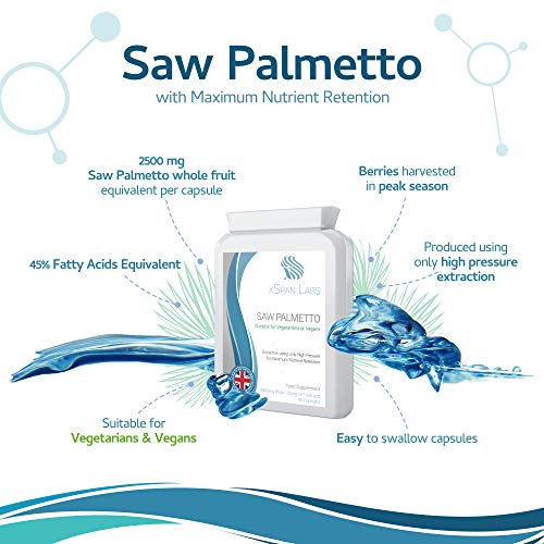 Saw Palmetto 2500mg for Prostate Health 90 Caps