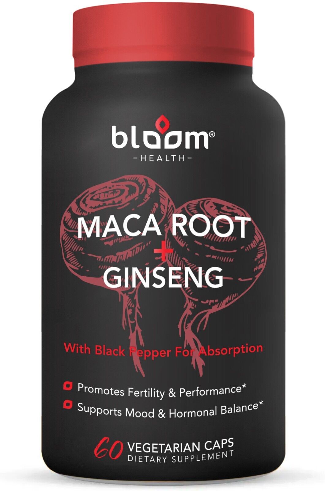 Maca & Ginseng High Potency 14,400mg - 60CT
