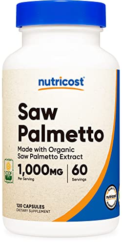 Nutricost Organic Saw Palmetto 1000mg - 120 Caps