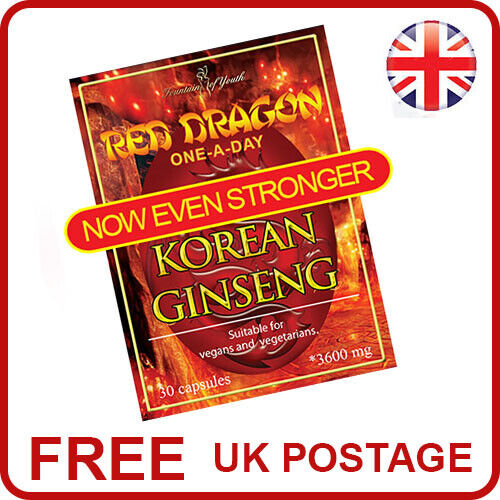 High Strength Korean Red Ginseng Extract 3600mg