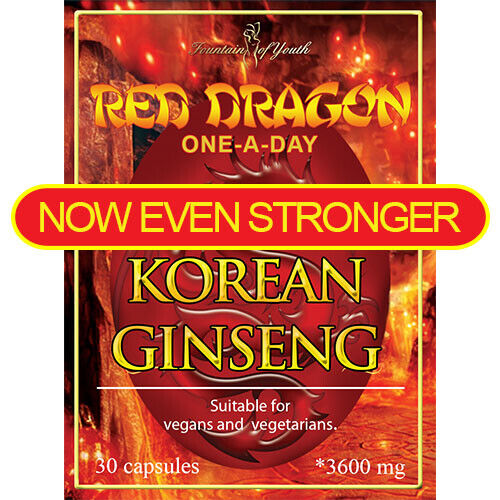 High Strength Korean Red Ginseng Extract 3600mg