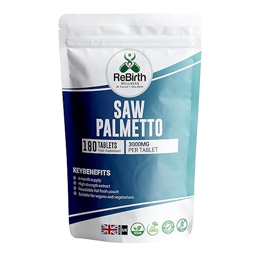Saw Palmetto 3000mg - 180 Vegan Tablets