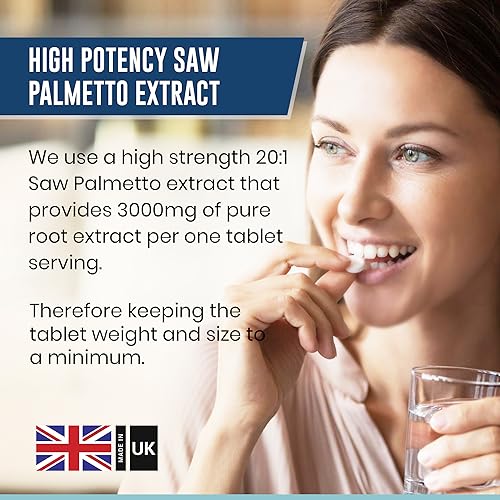 Saw Palmetto 3000mg - 180 Vegan Tablets