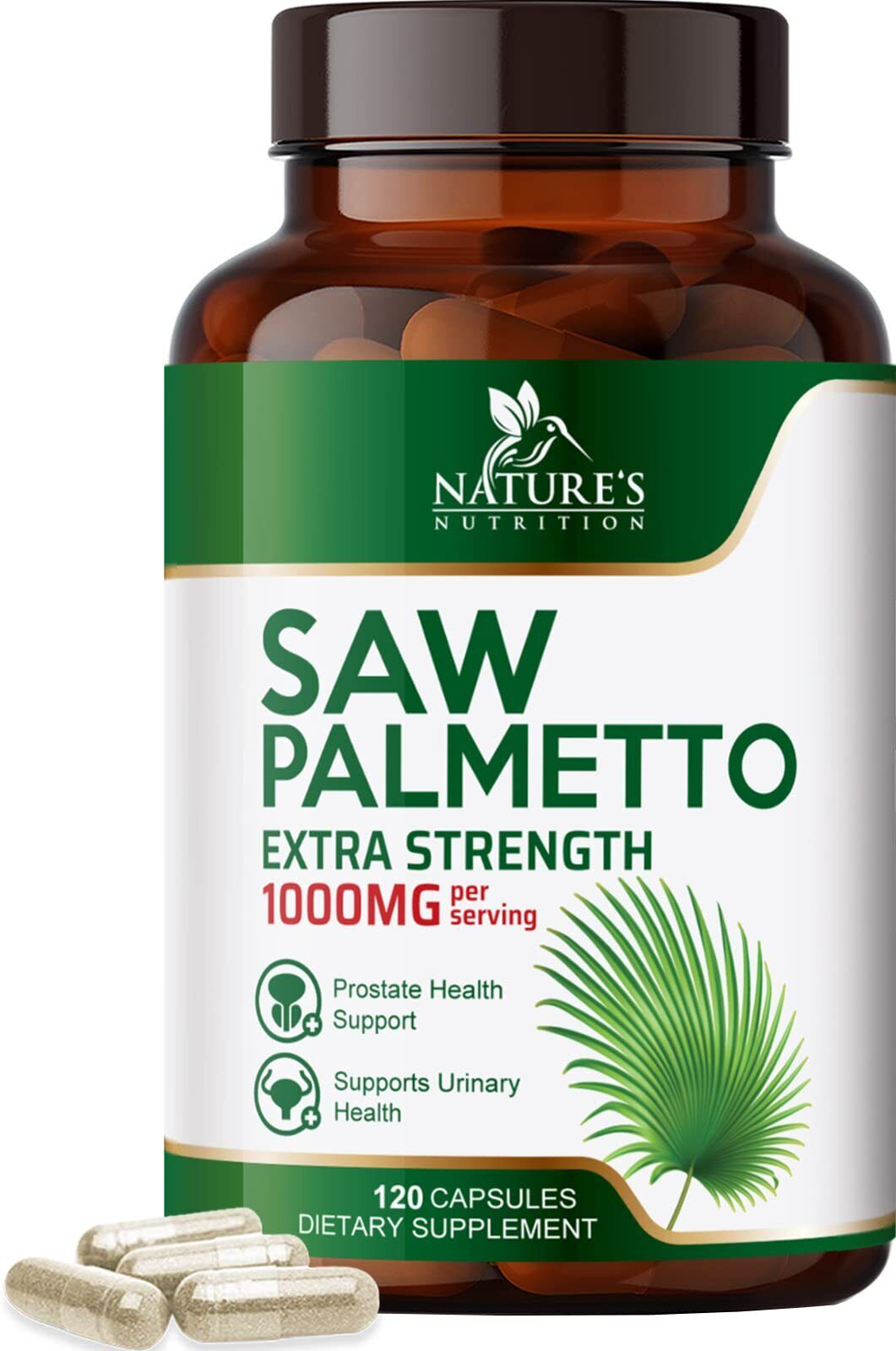 Saw Palmetto 1000mg for Prostate Health Support