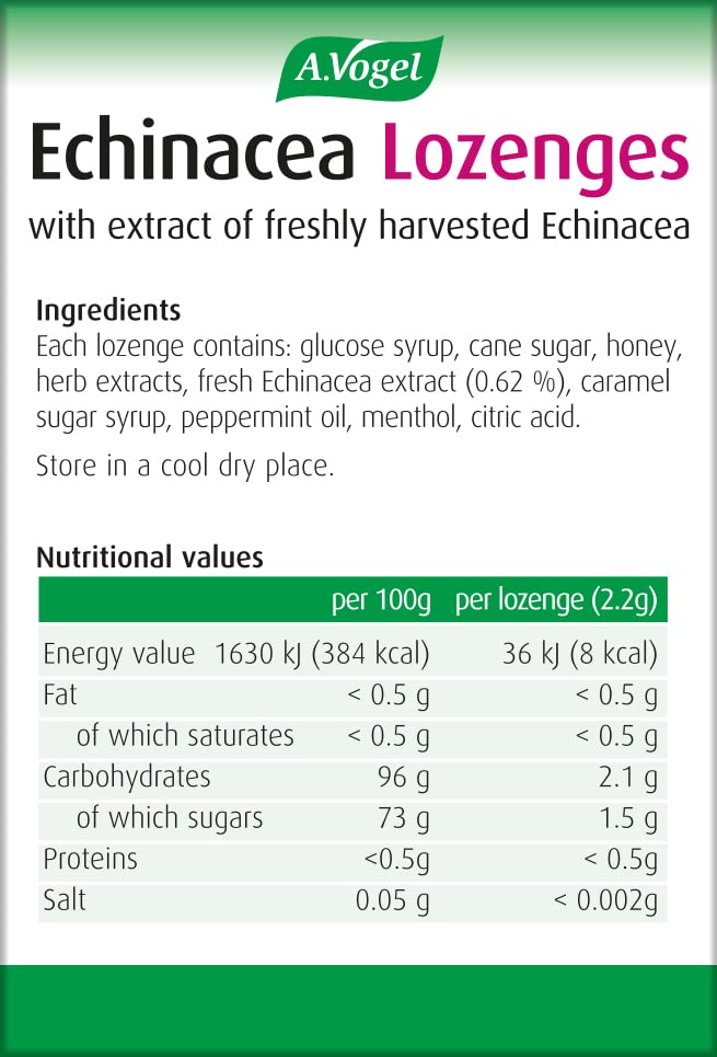 A.Vogel Echinacea Lozenges for Immune Support