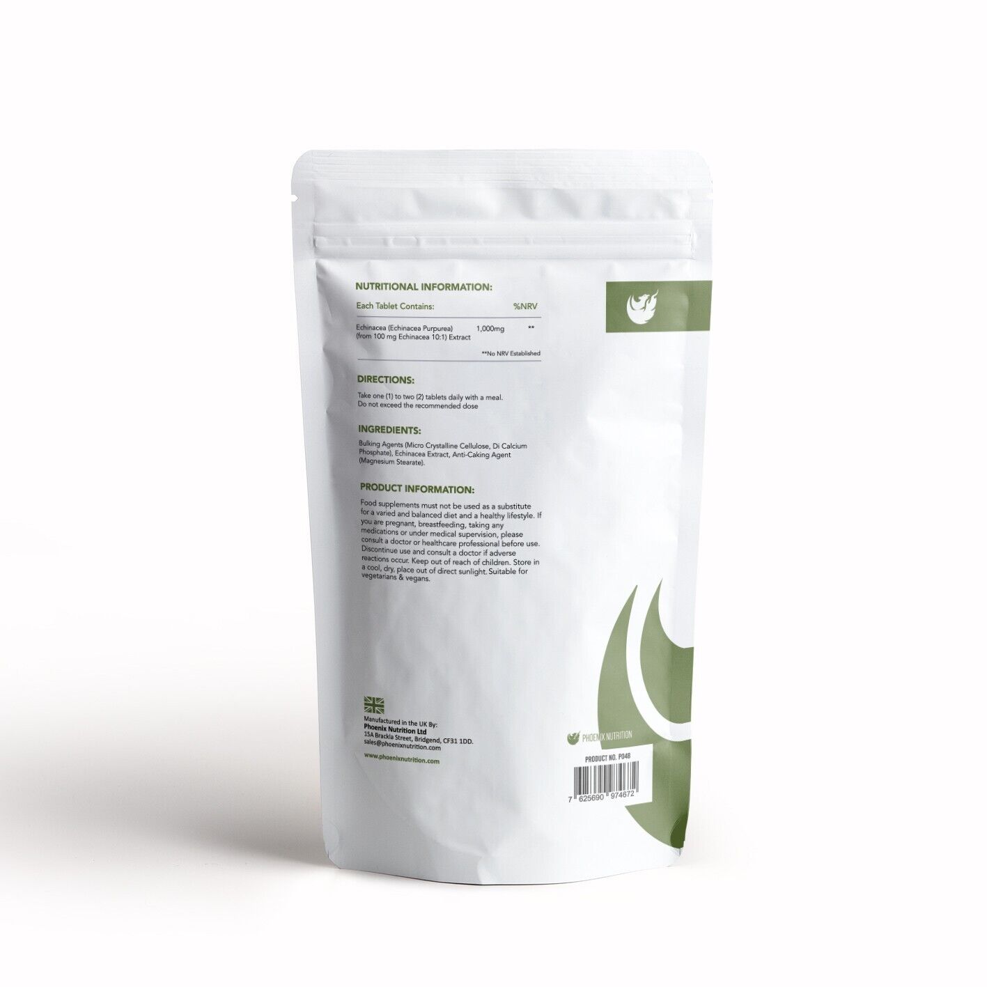 Echinacea 1,000 mg - 120 Tablets, 10:1 Extract