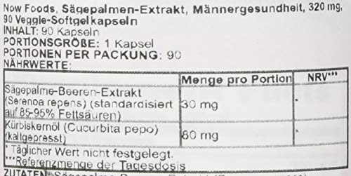 Saw Palmetto Extract 320 mg – 180 Softgels