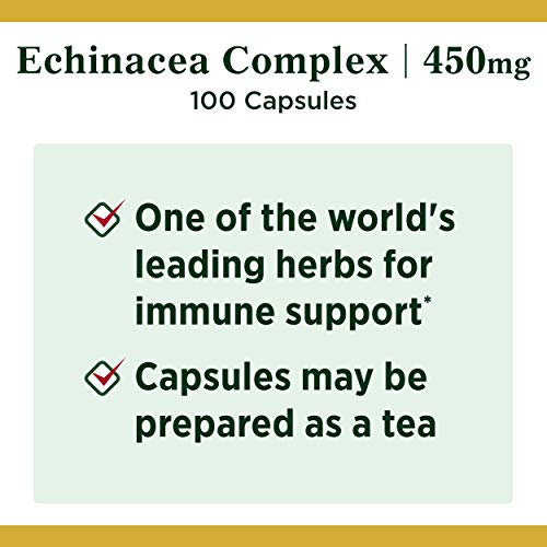 Echinacea Complex for Immune Health, 450 mg 100 Capsules
