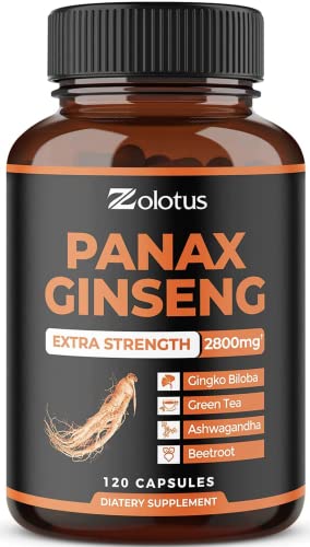 Korean Red Ginseng with Ginkgo Biloba Capsules