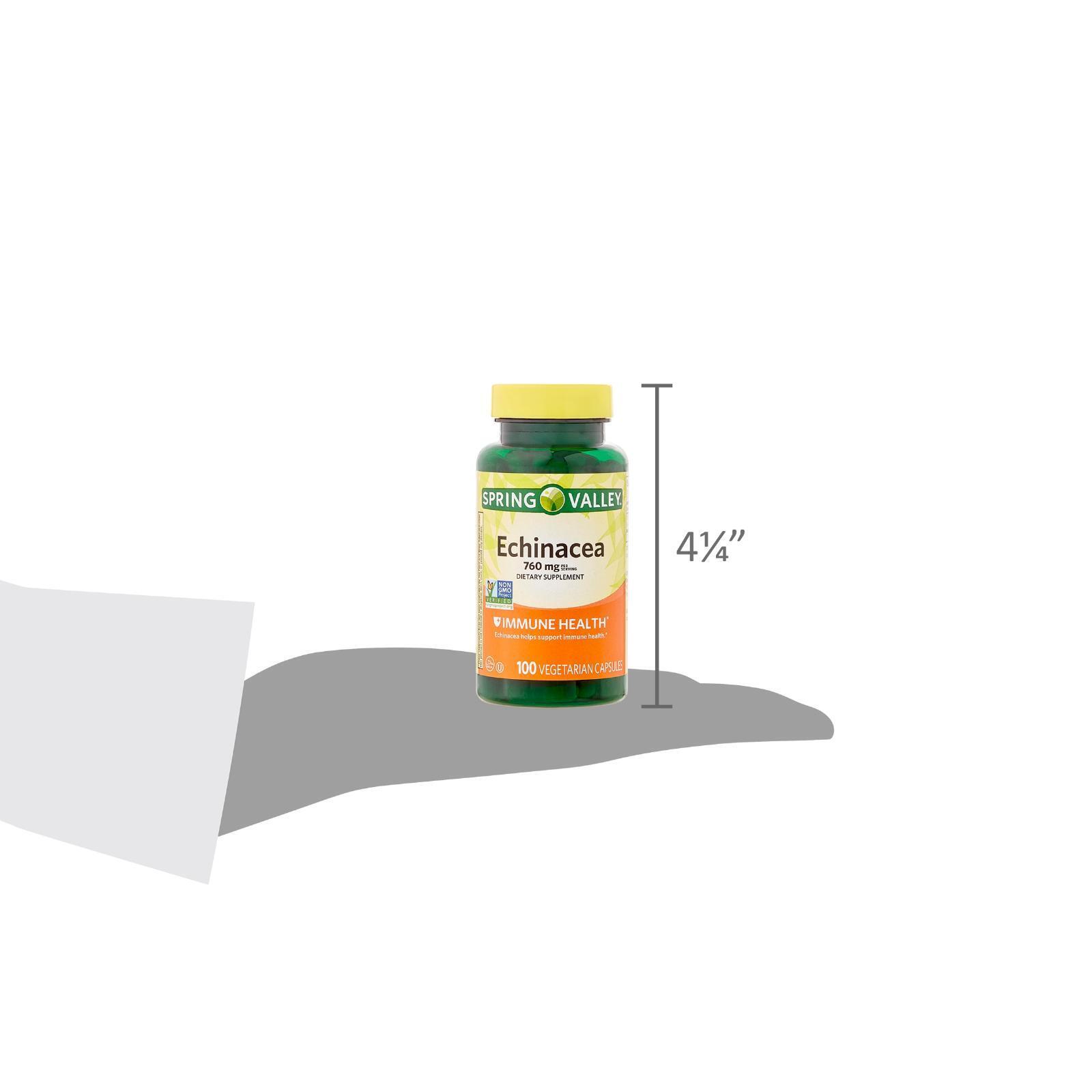 Echinacea 760 mg Immune Support - 100 Capsules
