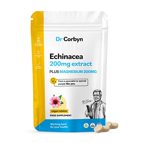Dr Corbyn Echinacea and Magnesium 200mg Tablets
