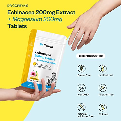 Dr Corbyn Echinacea and Magnesium 200mg Tablets