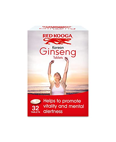 Red Kooga Ginseng Tablets for Vitality and Focus