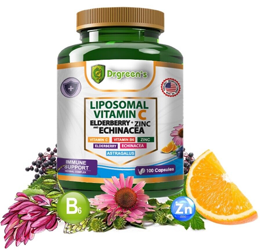 Immune Support Formula: Vitamin C, Zinc, Elderberry