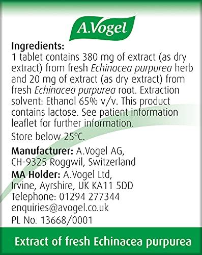 A.Vogel Echinacea Force Tablets, 42 Count